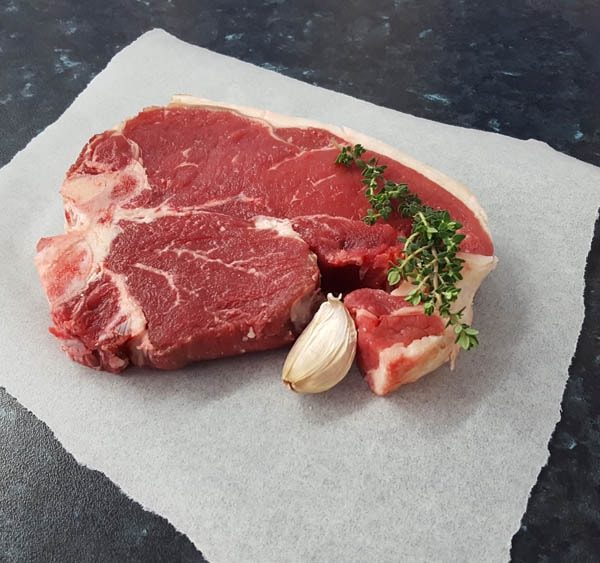 Beef T Bone Steak 350g Sutcliffe Meats 9660