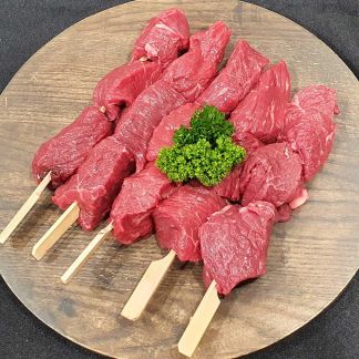 Grass Fed Beef Rump Kebabs 5 Pack