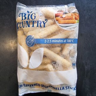 Beer Battered Mozzarella Sticks 1kg