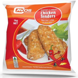 Cavos Sweet Chilli Chicken Tenders 1kg