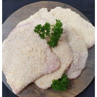 Crumbed Veal Schnitzel 500g (Min. 4 Pieces)
