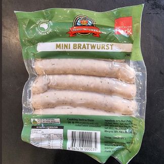 German Butchery Mini German Bratwurst 280g