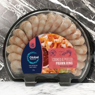 Cooked Prawn Ring with Dipping Sauce 225g
