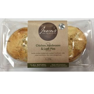 Twin Pack Chicken Mushroom & Leek Pie 2 x 220g