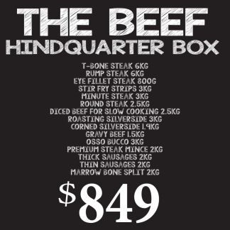 The Grass Fed Beef Hindquarter Box