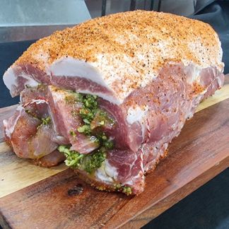 Pork Loin Roast with Pesto Prosciutto & Cheese (Raw)