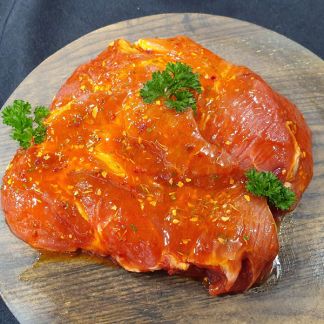 Pork Scotch Fillet Marinated 400g