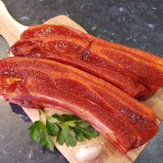 Pork Belly Rashers Marinated 400g - Min. 2 Pieces