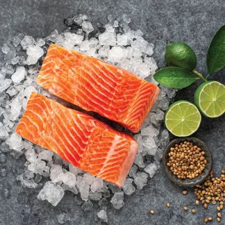 Norwegian Salmon Portion Skin On 190g