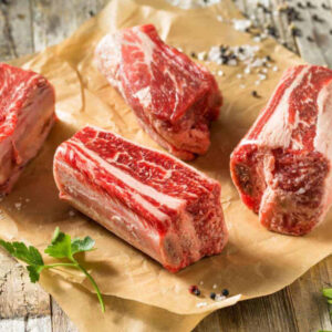 Grass Fed Beef Short Ribs Sliced